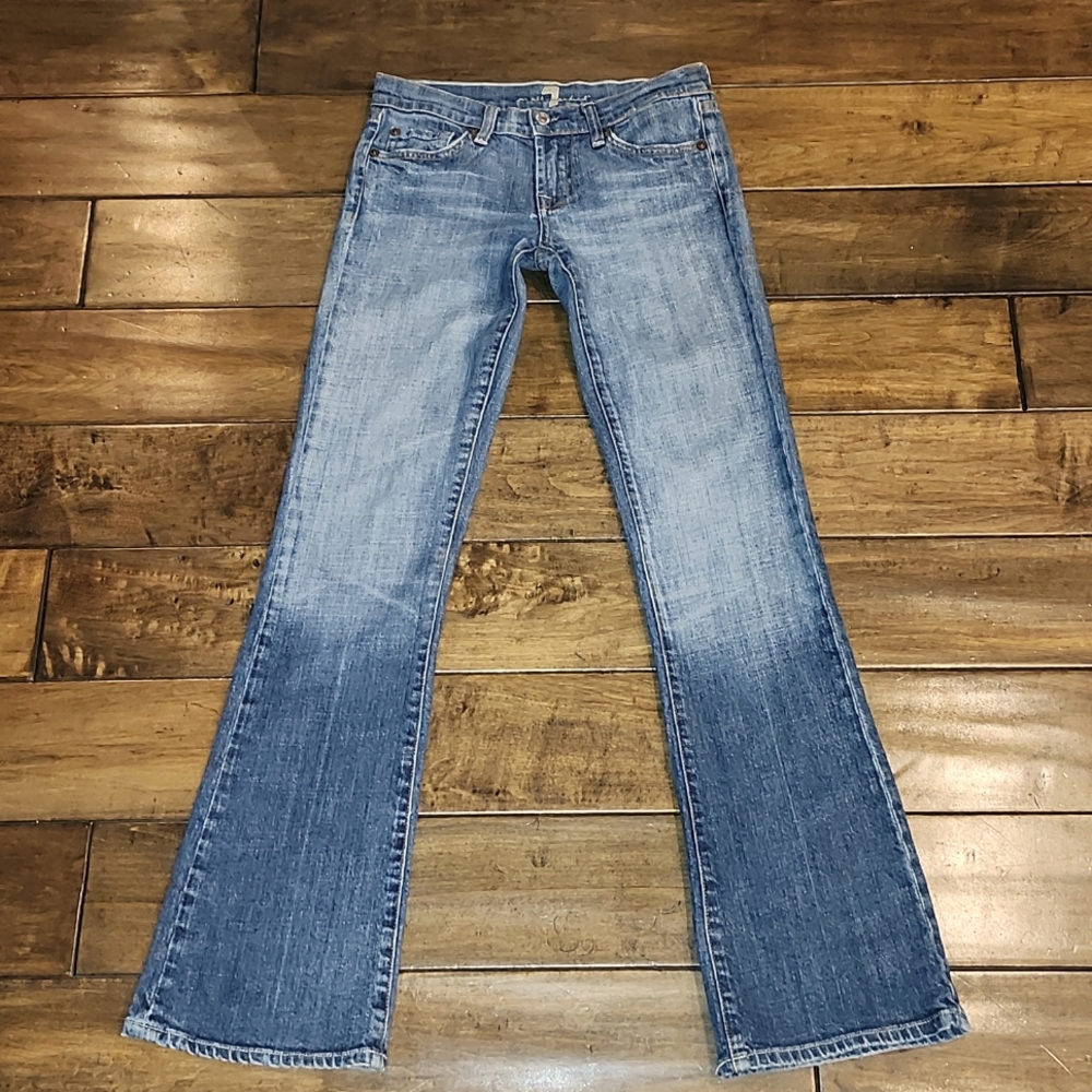 7 For All Mankind Bootcut Denim Blue Jeans Size 25